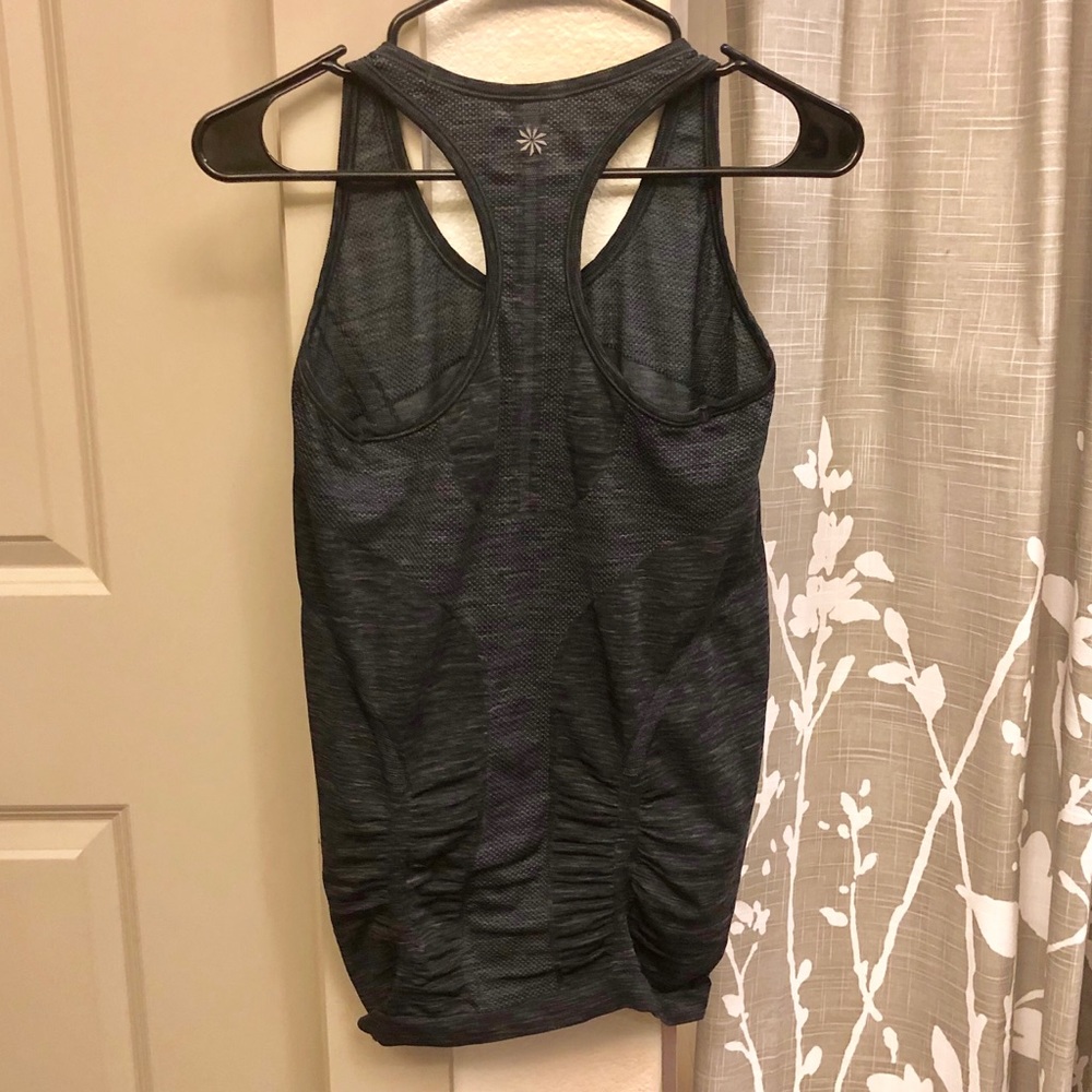 Athleta Fastest Track Rouche Racerback Workout Top - Picture 5 of 6